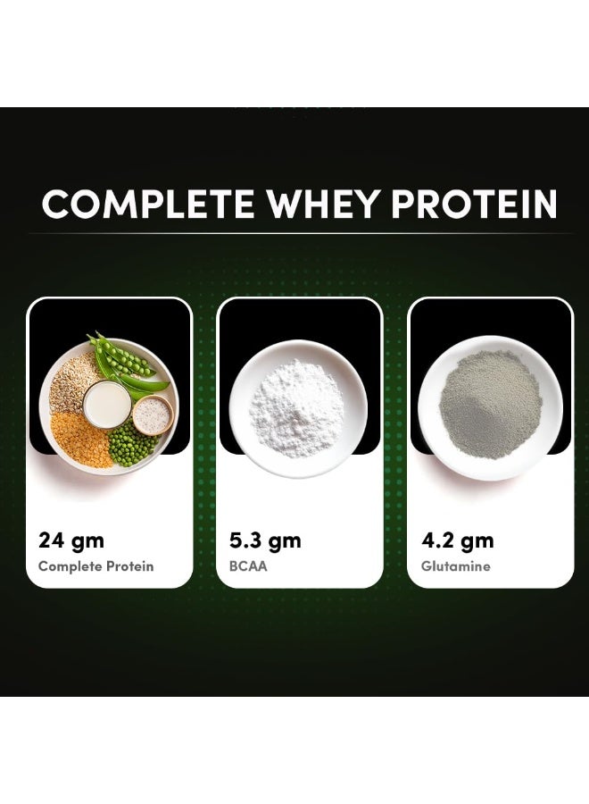 Man Matters Whey Protein Powder | 24g Protein Per Serving | Muscle Growth & Recovery | 100% Vegetarian | No Added Sugar | No Bloating | Double Chocolate Flavour | 500gm - Image 4